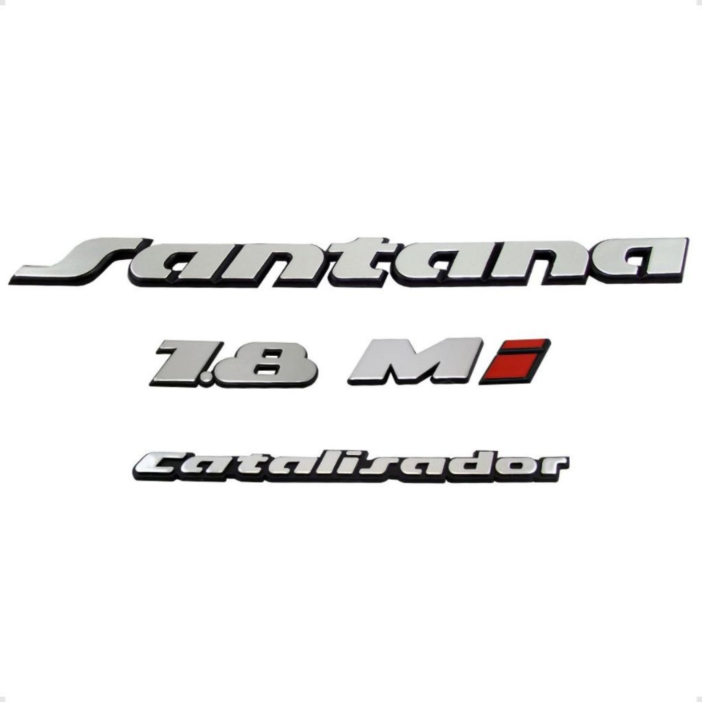 Emblemas Santana 1.8 Mi Catalisador 1991 1992 1993 1994 1995 1996 1997 1998