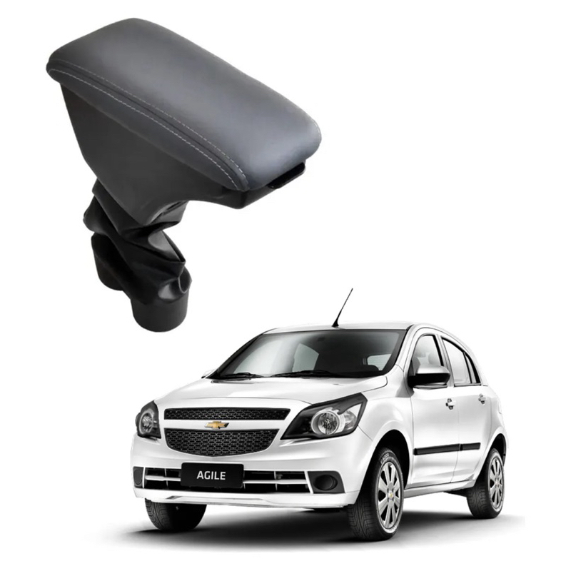 Apoio De Braço Descanso E Porta Objetos Para Agile 2009-2015 em Oferta na Shopee