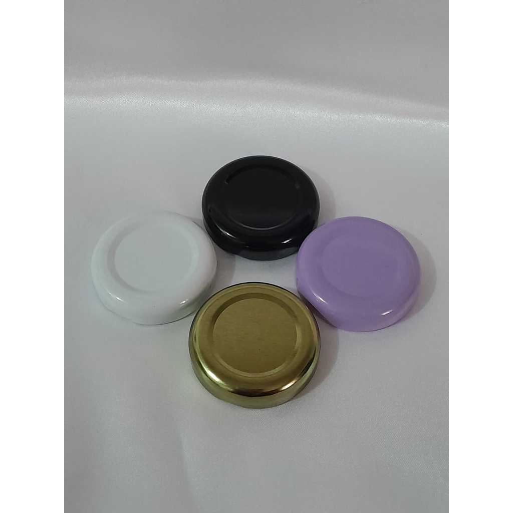 Só Tampas Metal 38mm/Kit 10/30/50unid.para potes geleia vidro ou plástico 40ml e Garrafa Suco