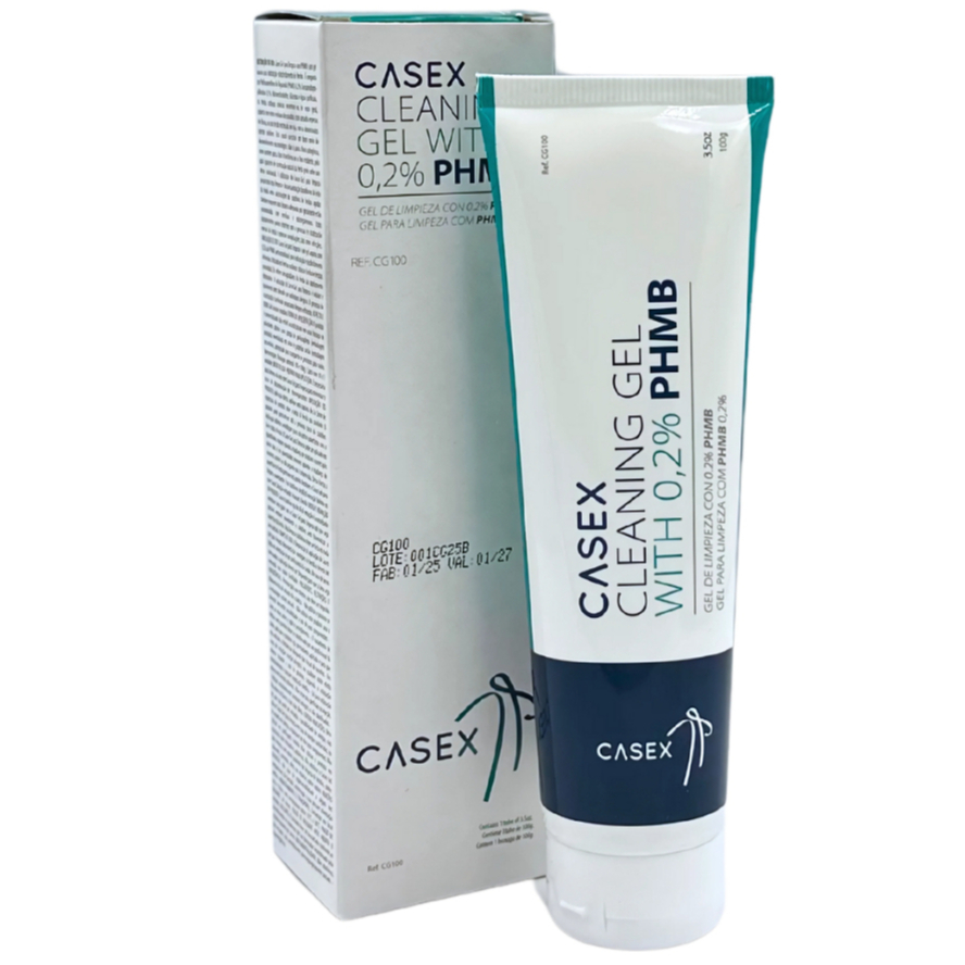 Hidrogel com PHMB Casex 100ml – Hidratação e Ação Antimicrobiana para Feridas