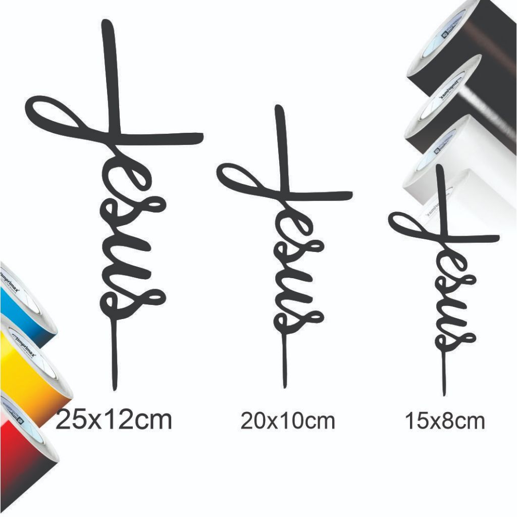 Adesivo Jesus Várias Medidas e cores