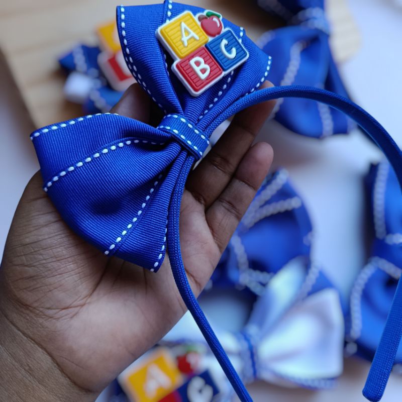 Tiara Escolar Volta às Aulas Várias Cores Envio Rápido em Oferta na Shopee