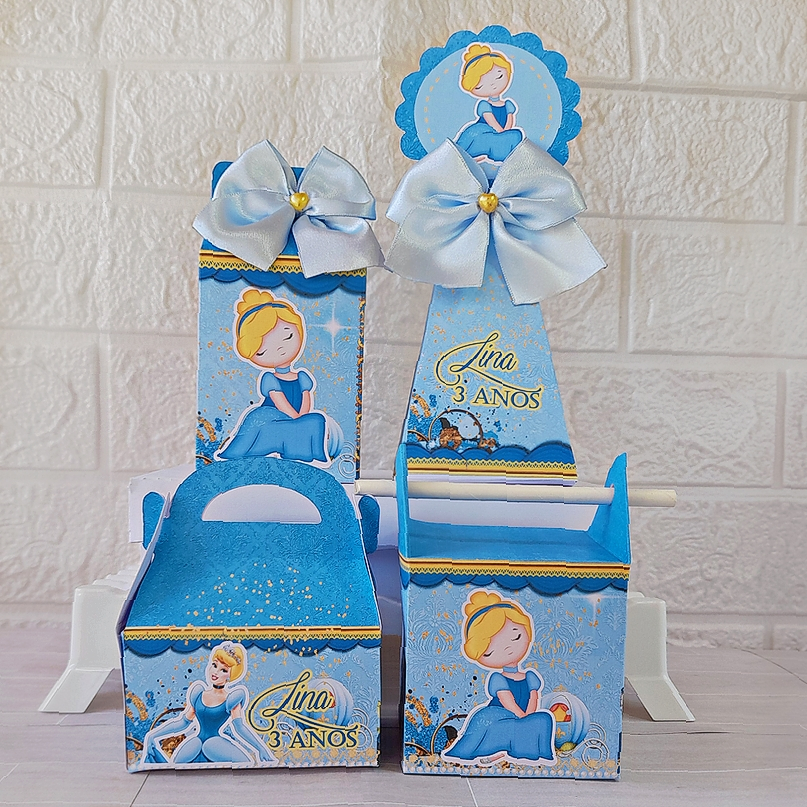 Kit Festa Cinderela Personalizados Lembrancinhas Festa infantil Aniversário