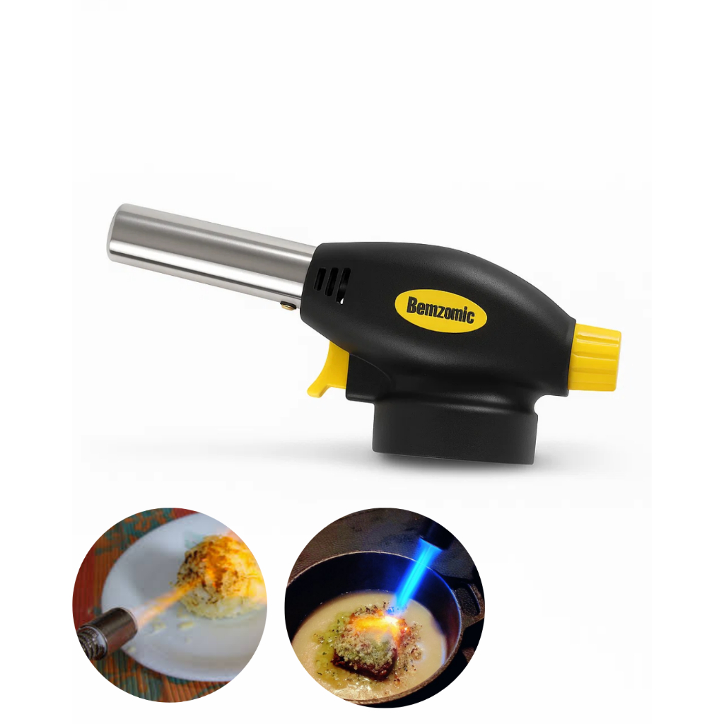 Maçarico Portátil Culinário Profissional Alta Temperatura 1300°C