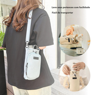 1200ml Suporte Para Garrafa De Água Bolsa Porta Garrafa  com Alça Ajustável Cabe Celular e Chaveiro em Oferta na Shopee