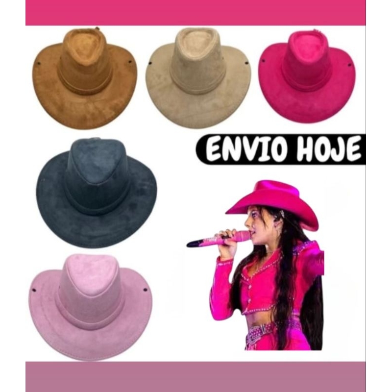 Chapéu Country Cowboy Masculino Femenino  Vaqueiro Boiadeira Rodeio Adulto, juvenil em Oferta na Shopee