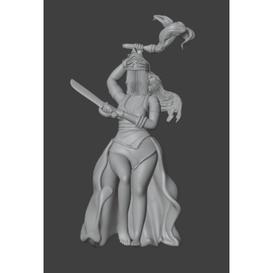 Miniatura de Iansã ( modelo 2 ) SEM PINTURA em Oferta na Shopee