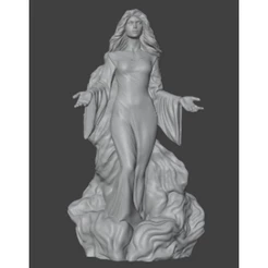 Miniatura de Iemanja (modelo 3) SEM PINTURA