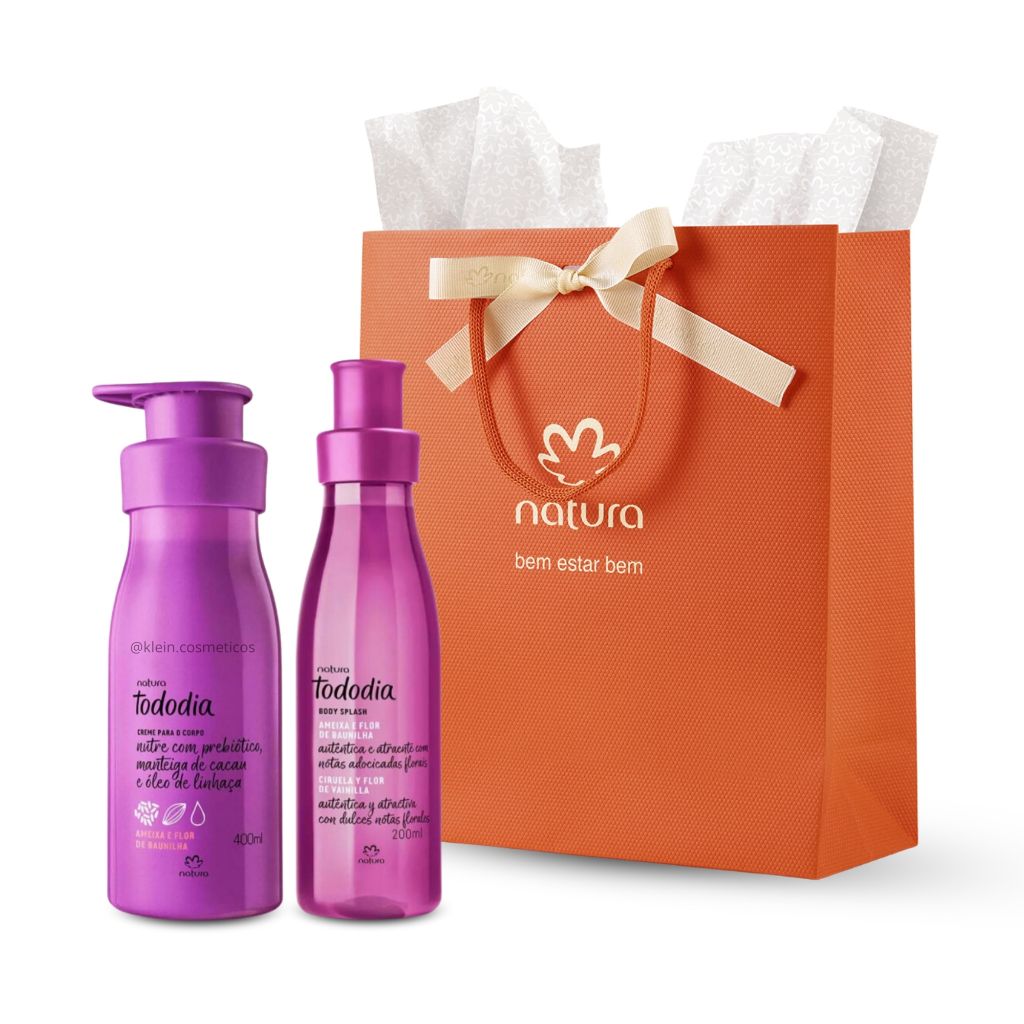 Combo Ameixa e Flor de Baunilha (Hidratante + Body Splash) - Natura | ORIGINAIS E LACRADOS