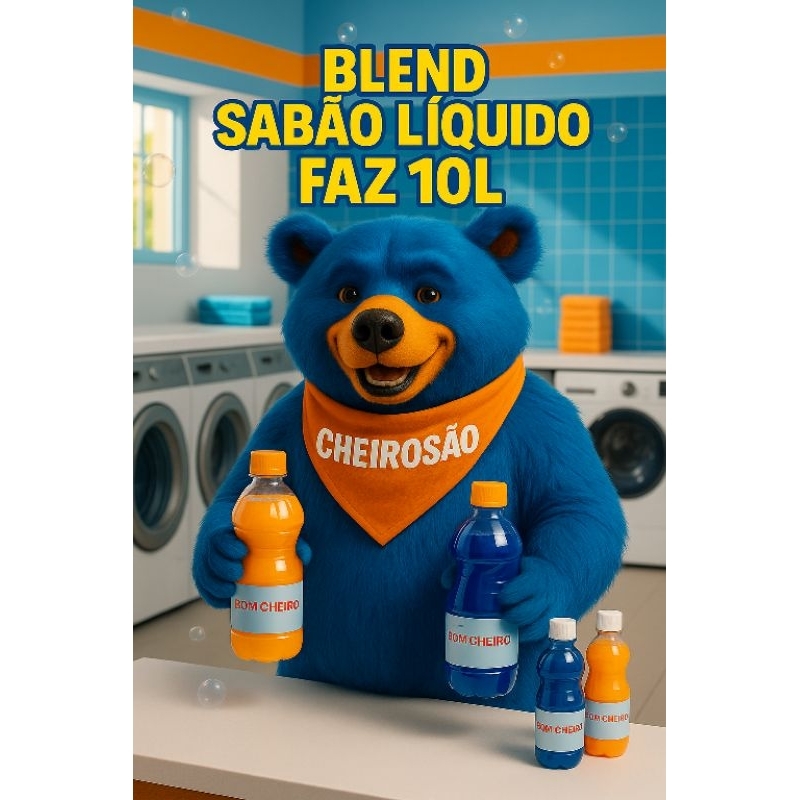 Base kit sabão líquido faz 10 litros lava roupas FÁCIL DE FAZER BLEND 1 E 2 MOMOS UNI (B.C) PREMIUM em Oferta na Shopee