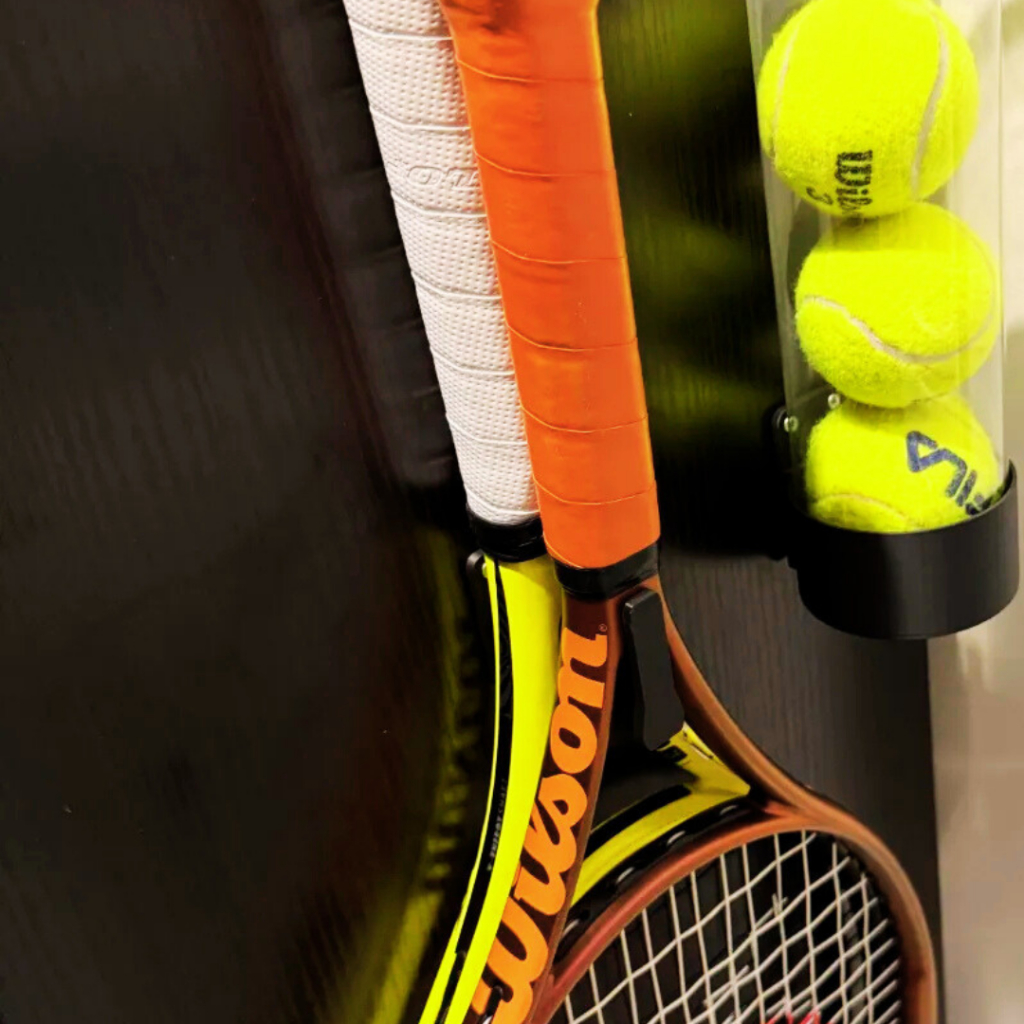 Suporte para Raquetes de Tênis Para 2  Raquetes