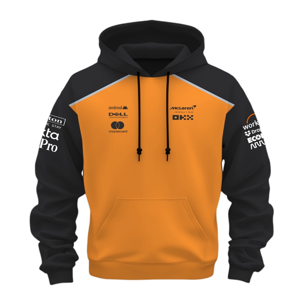 Moletom McLaren F1 Unissex – Lando Norris & Piastri | Formula 1 em Oferta na Shopee