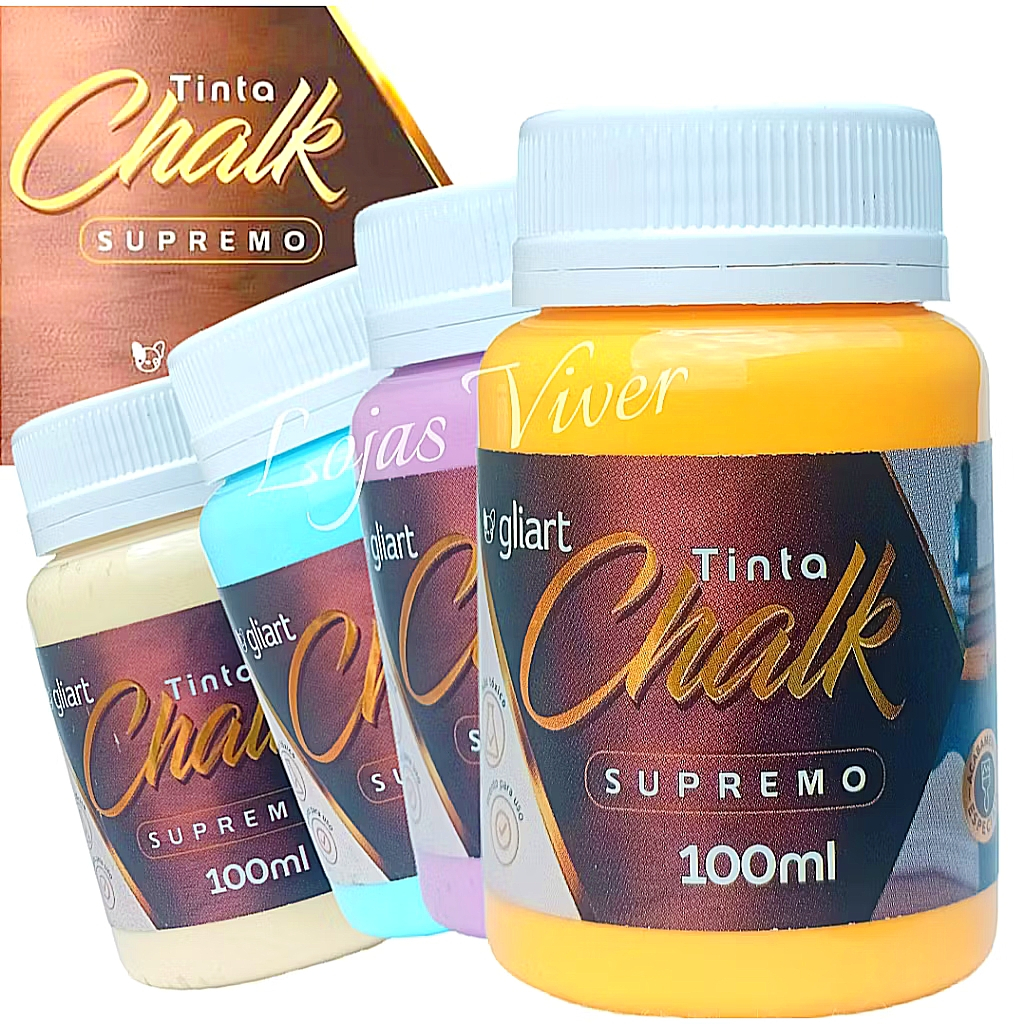 Tinta Chalk Supremo Super Cobertura 100ml - Gliart