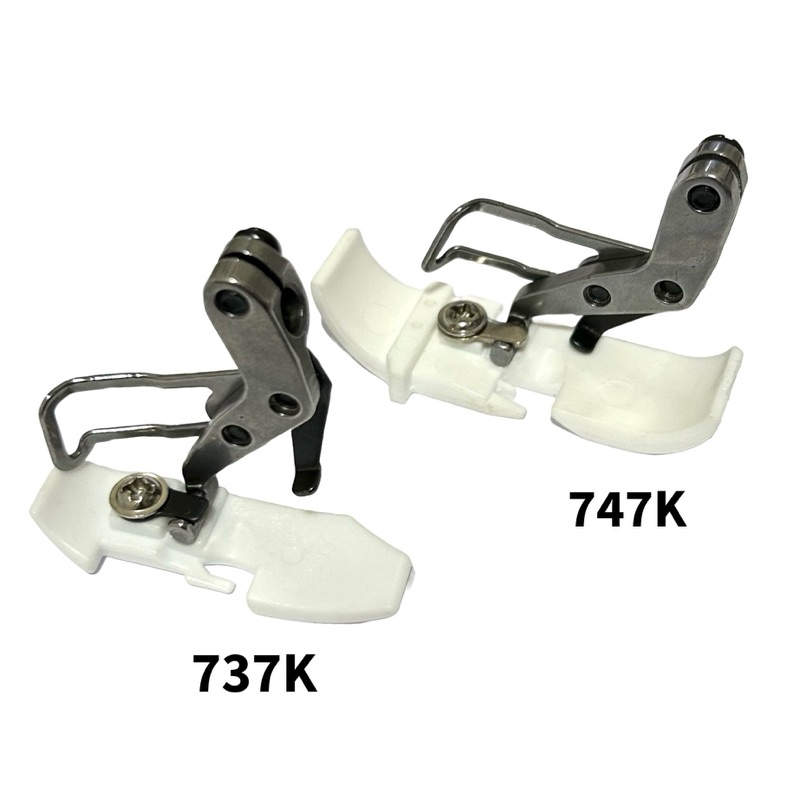 Calcador Teflon Overlock Modelo K Convencional/Ponto Cadeia Siruba 737K/747K Industrial