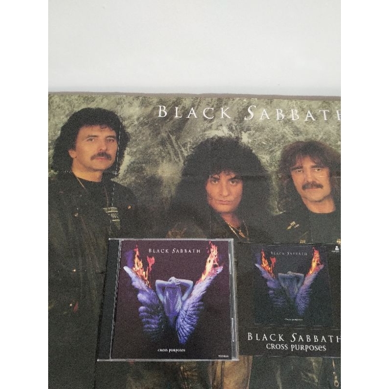 cd Black Sabbath Cross Purposes importado made In Japan+ poster