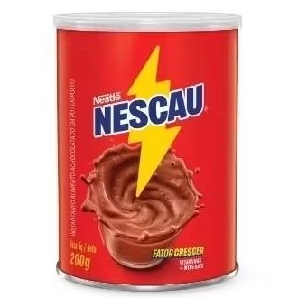 Nescau lata de 200g em pó da Nestlé