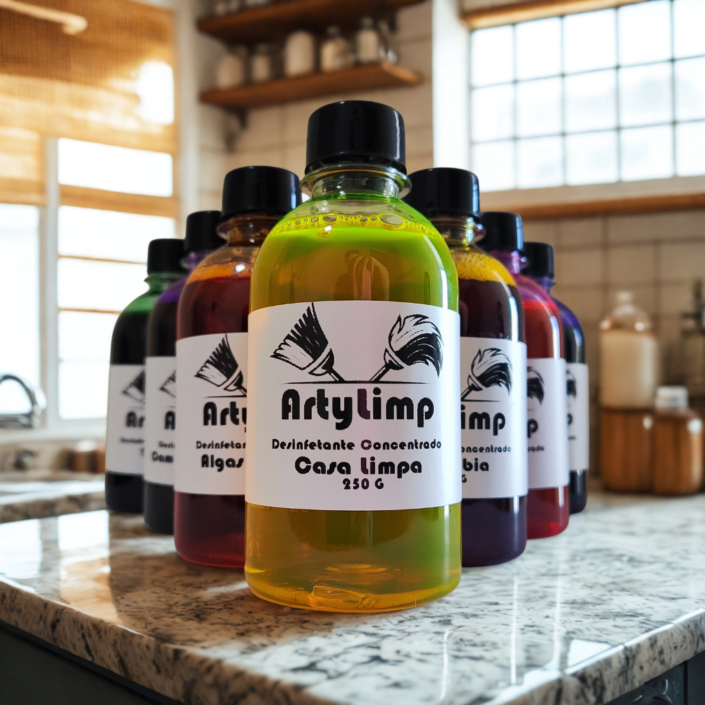 Kit 3 Desinfetante Concentrado Faz 25 Litros ArtyLimp
