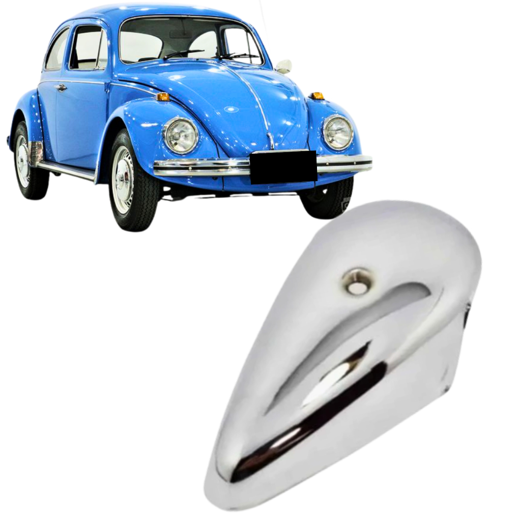 Capa Pisca Fusca Cromada Universal Plástico - Unidade em Oferta na Shopee