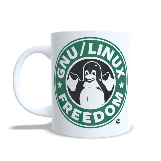 Caneca Linux em Cerâmica – Presente Geek e Programador