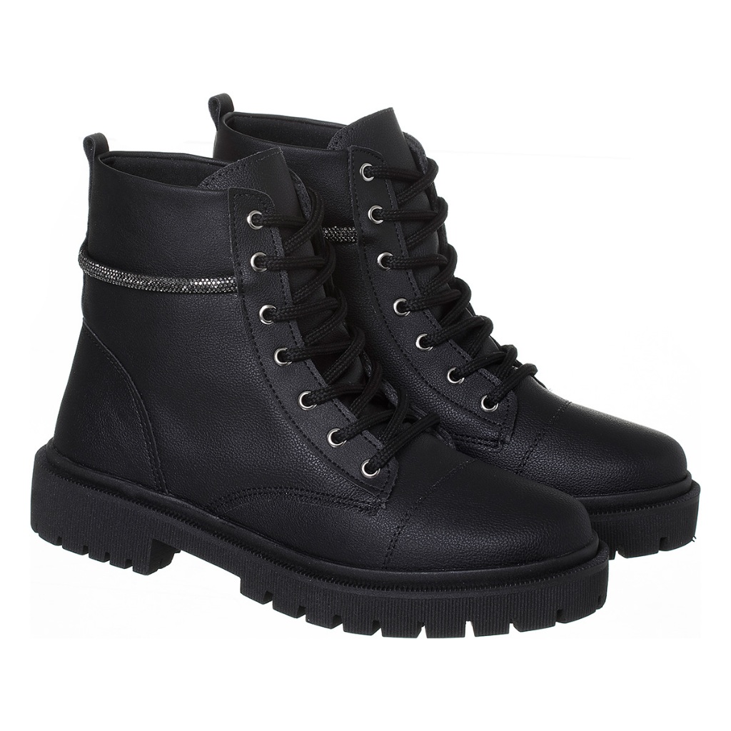 bota coturno feminina  strass Tratorada promoção moda atual em Oferta na Shopee