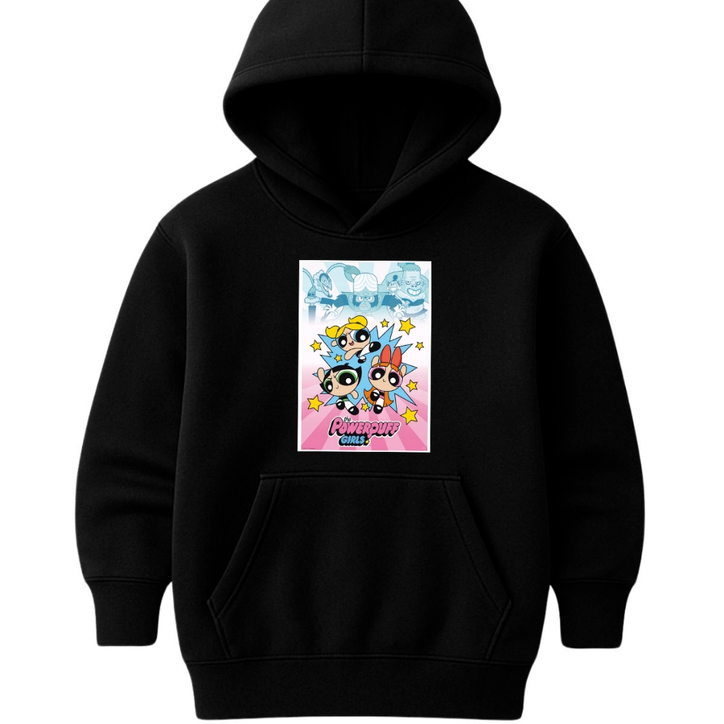 Moletom Canguru Lindinha Florzinha Docinho Blusa De Frio Meninas Super Poderosas Agasalho Infantil Unissex