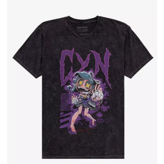 Camiseta Camisa Blusa Algodão Unissex Murder Drones Cyn Mineral Wash em Oferta na Shopee