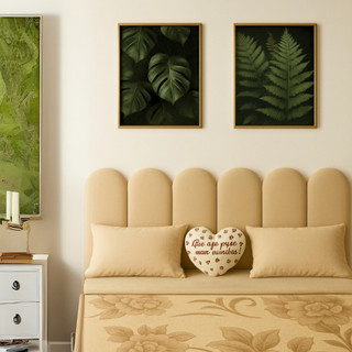 Kit 10 Cabeceira Cama de Casal Placas Modular Estofada 45X20 NUVEM
