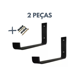 Kit 2 Mão Francesa Invertida Suporte Cantoneira Para Prateleira em Oferta na Shopee