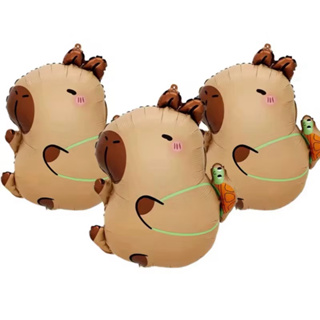 Kit C/5/10 Balão Metalizado Capivara 60Cm Festa Decoração Enfeite em Oferta na Shopee