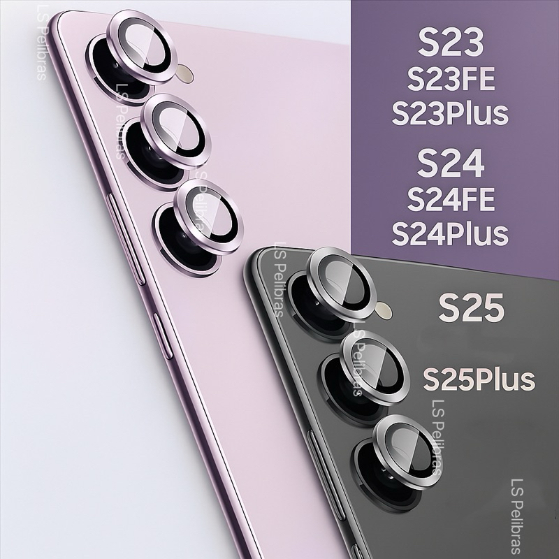Película Protetora de Lentes de câmera Lisa Para samsung S23 S23 FE S23 Plus S24 S24 FE S24 Plus S25 S25 Plus em Oferta na Shopee