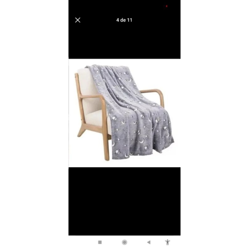 Cobertor Manta Infantil Casal 2,00x1,80Mt Brilha no Escuro Antialérgico