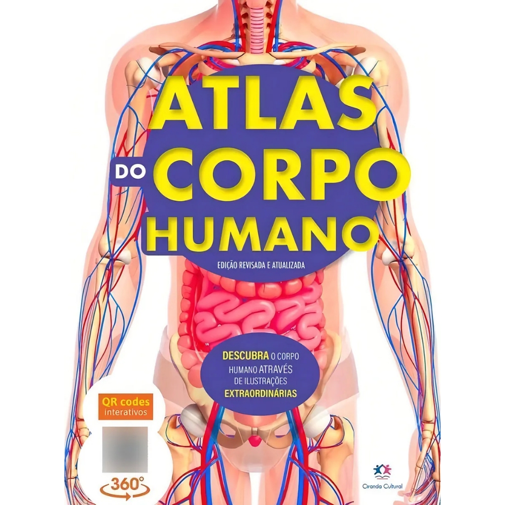 Livro Atlas do corpo humano - Edição revisada e atualizada