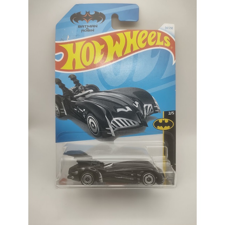 Hot Wheels 2024 - Batman & Robin Batmobile Preto (1ª Cor) | BATMAN | TEMÁTICO | 2024