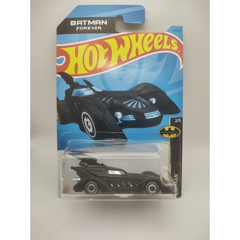 Hot Wheels 2023 - Batman Forever Batmobile Preto (1ª Cor) | BATMAN | TEMÁTICO | 2023