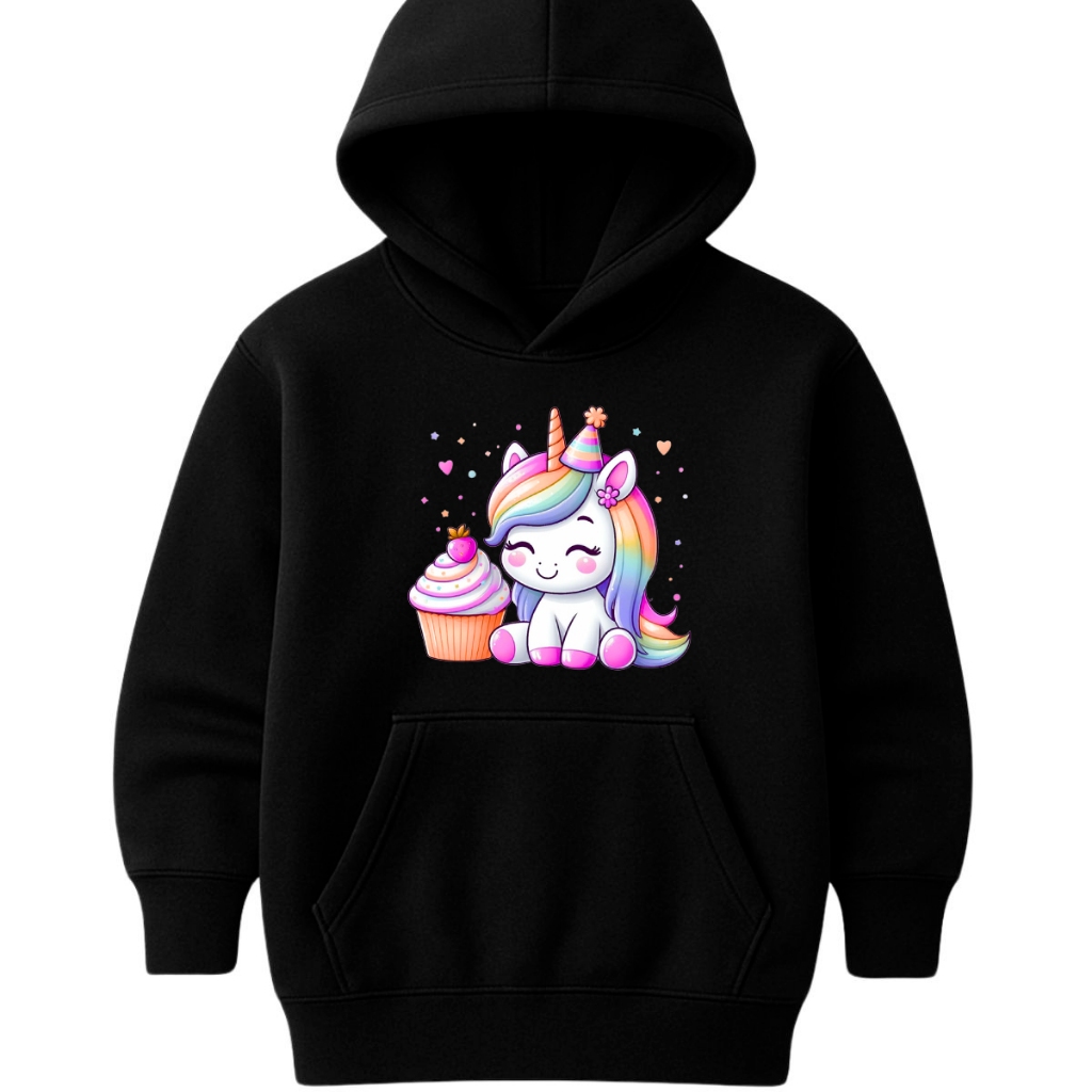 Moletom Canguru Infantil De Unicornio Blusa De Frio De Criança Unicornio Agasalho De Menina