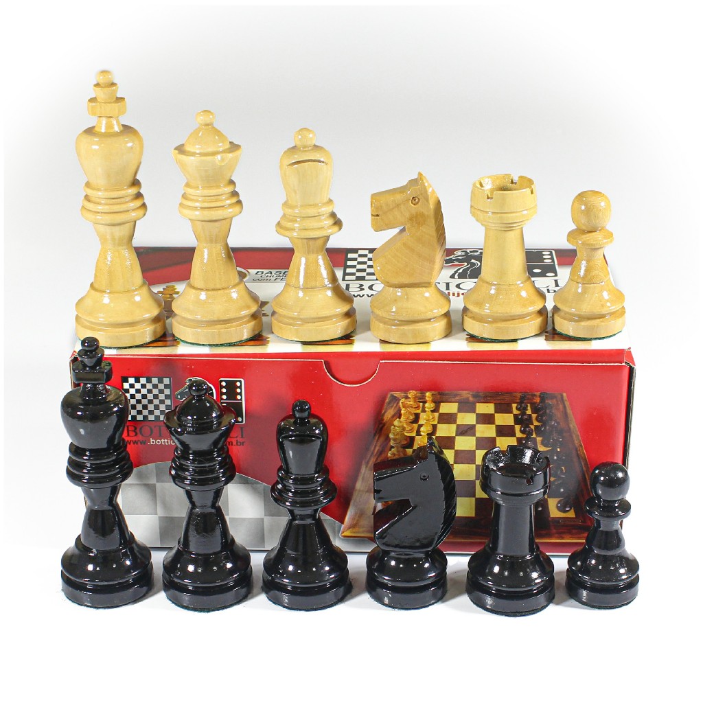 PEÇAS DE XADREZ – REI 12CM - BOTTICELLI JOGOS