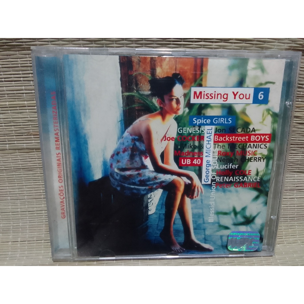 CD Missing You 6 - Vários Artistas - Ano 1999