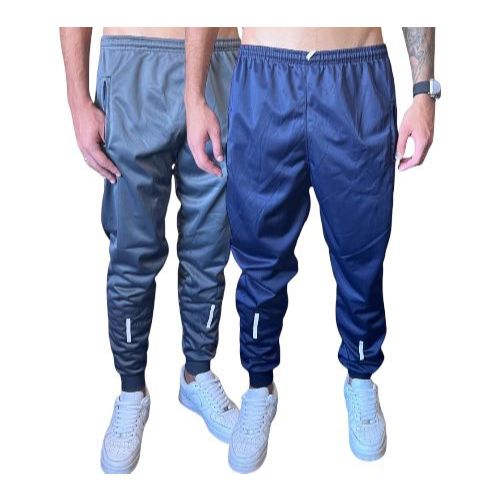 Kit 2 Calças Masculina Preta Básica DryFit Térmica