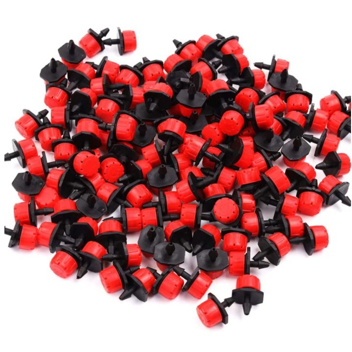 200 Peças Bico Gotejador Ajustável Para Sistema De Irrigação