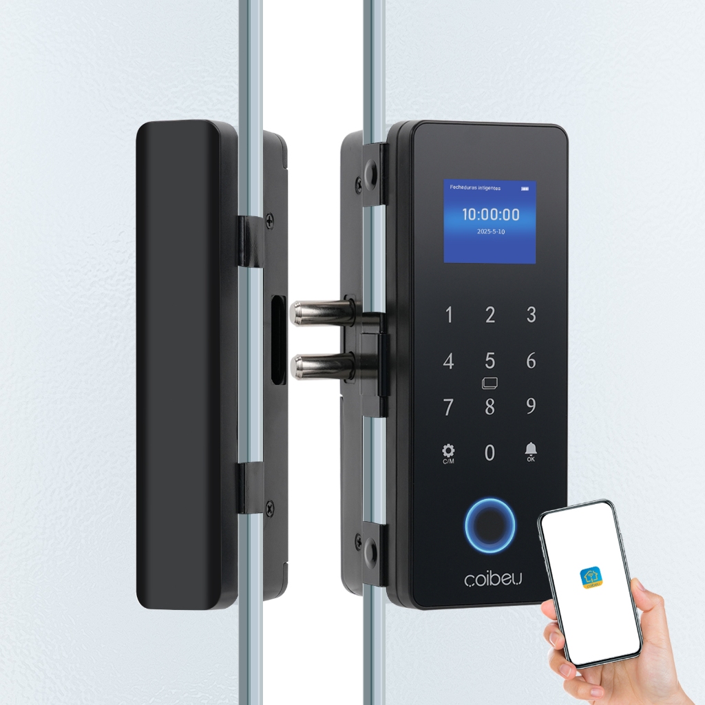 COIBEU Fechadura De Porta Inteligente WiFi Eletrônica De Impressão Digital Para em Oferta na Shopee
