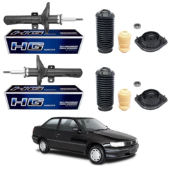 PAR AMORTECEDOR DIANTEIRO LOGUS 93 A 97 ORIGINAL NAKATA + KITS