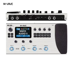 M-VAVE MK-300 Pedal de efeito multifuncional para guitarra/baixo | 150s Looper+128 Drum MIDI DAW | ANN Neural Modeling