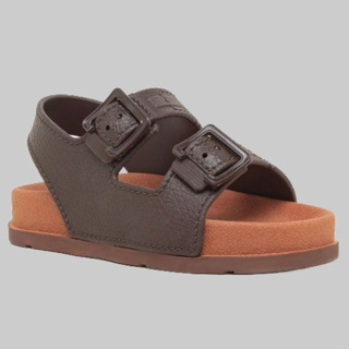 Sandália Menino Baby Slide Percata Couro Lançamento Barato Leve Macio Confortável em Oferta na Shopee