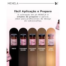 Henna Fixador de Sobrancelha Menela Profissional ESCOLHA SUA COR — imagem 2 de 2