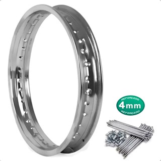 Aro Folha 19x1.85 Roda Dianteira Bros 125 150 160 C/ Raios 4mm Cromados em Oferta na Shopee