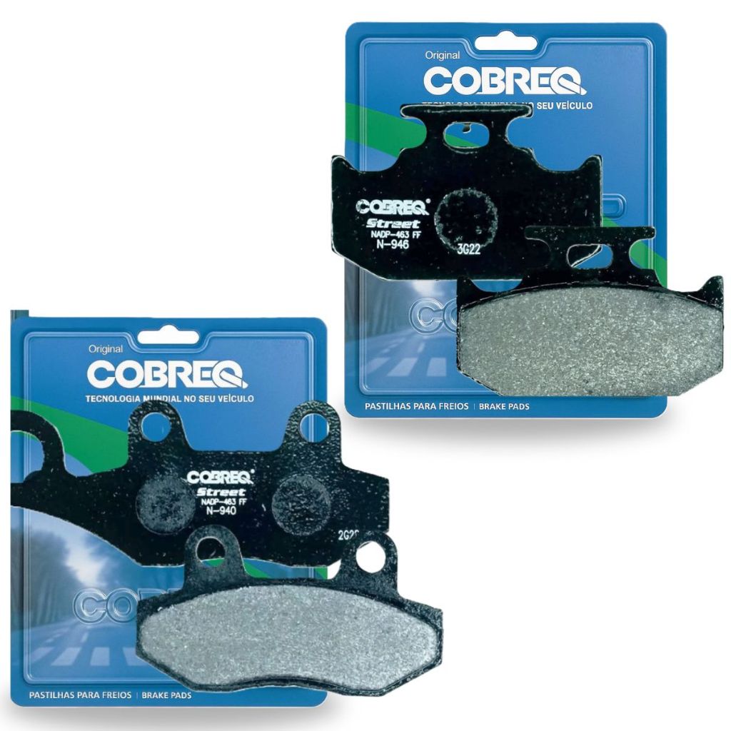 Kit Pastilhas P/ Yamaha Fazer 250 2005-2015 Cobreq