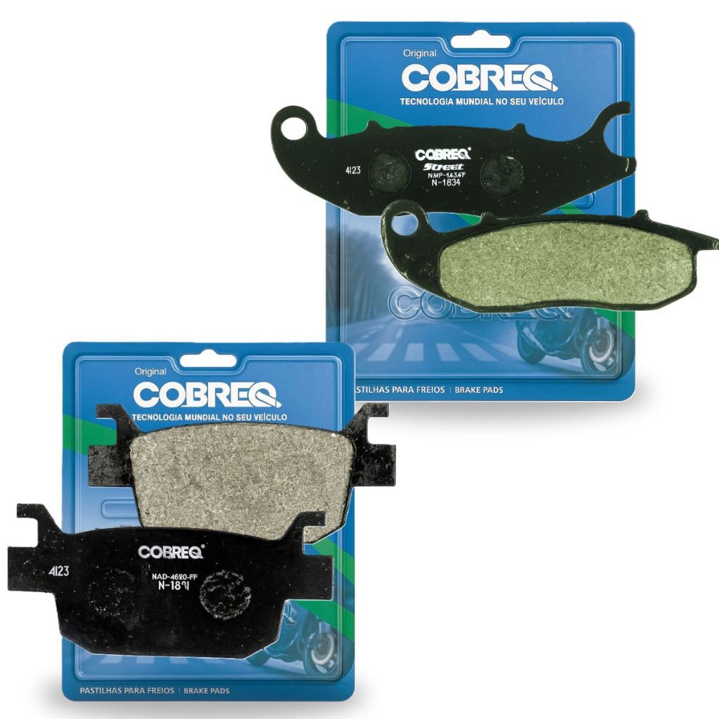 Kit Pastilhas de Freio Pcx 150 Abs / Adv 150 Abs / Pcx 160 Abs Original Cobreq em Oferta na Shopee