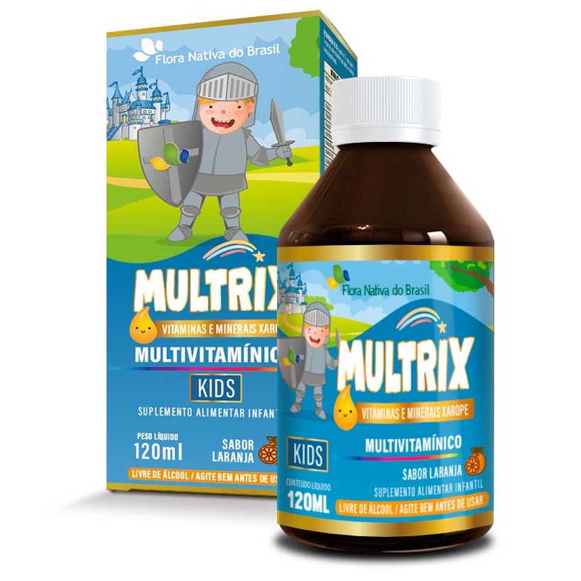 KIDS MULTRIX 120ML FLORA NATIVA em Oferta na Shopee