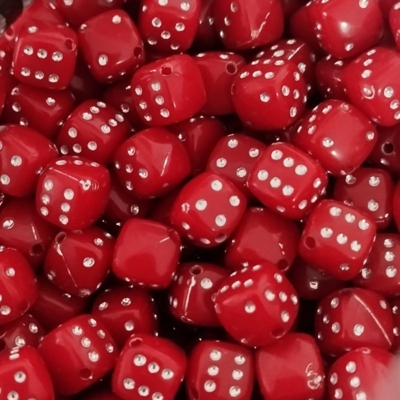 Miçangas Dadinho Passante 8mm - Cores Sortidas em Oferta na Shopee