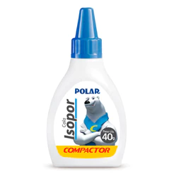 Cola Transparente Polar Isopor 40g Compactor
